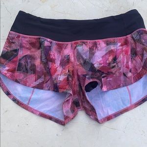 RARE PRINT- 🔥Lululemon Speed Up 4 Running Shorts